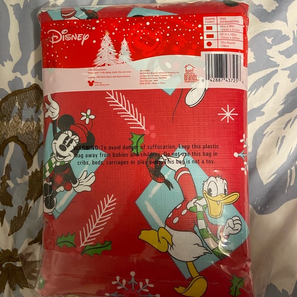 Disney Holiday Disney Christmas Tablecloth Poshmark